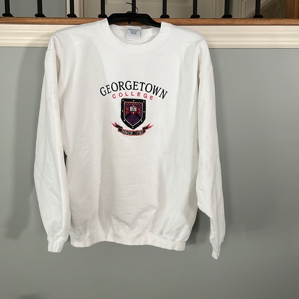 vintage Georgetown college crewneck size large